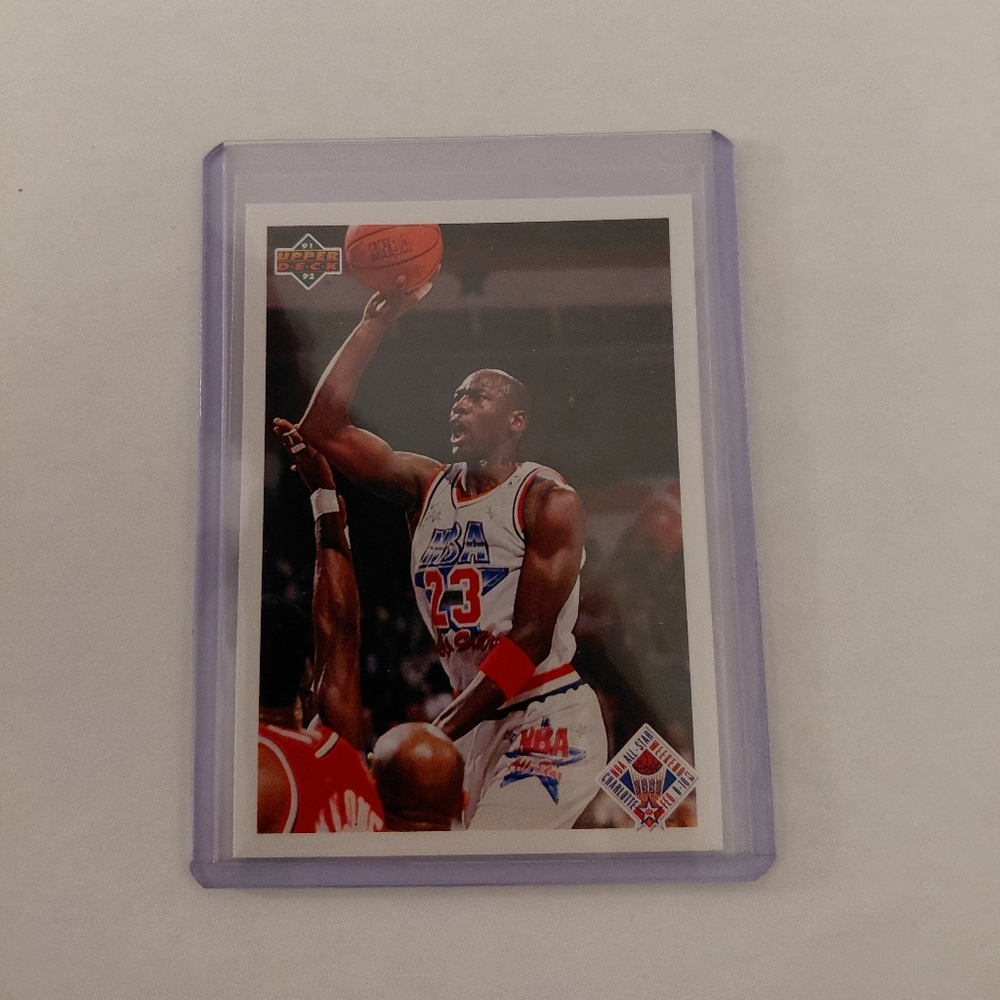 Basketball Trading Card MICHAEL JORDAN ALL STAR 1991